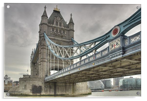Tower Bridge, London Acrylic by Martin Williams