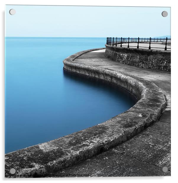 Calm Seas at Scarborough Acrylic by Martin Williams