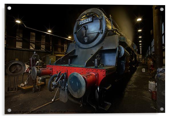 The Green Knight - NYMR Acrylic by Martin Williams