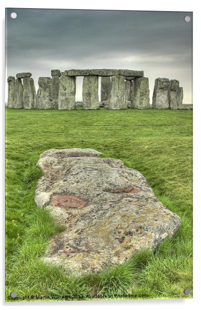 Stonehenge Acrylic by Martin Williams