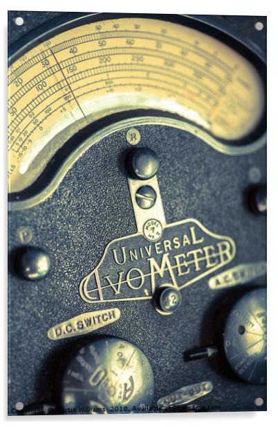 Vintage Avometer Acrylic by Martin Williams