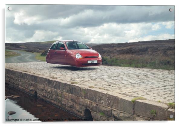 Hover Ka on the North York Moors Acrylic by Martin Williams