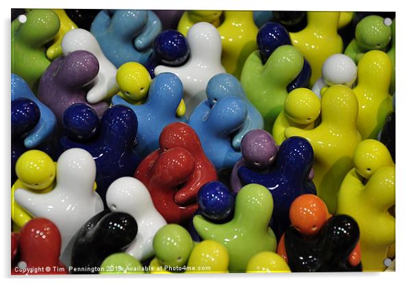 Colourful Condiments Acrylic by Tim Pennington