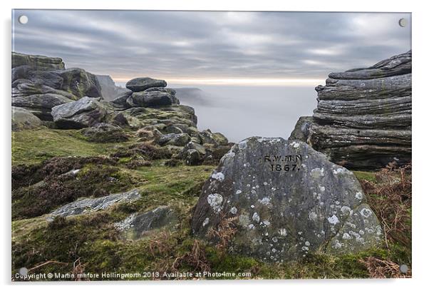 Froggatt Edge, Not Forgotten Acrylic by mhfore Photography