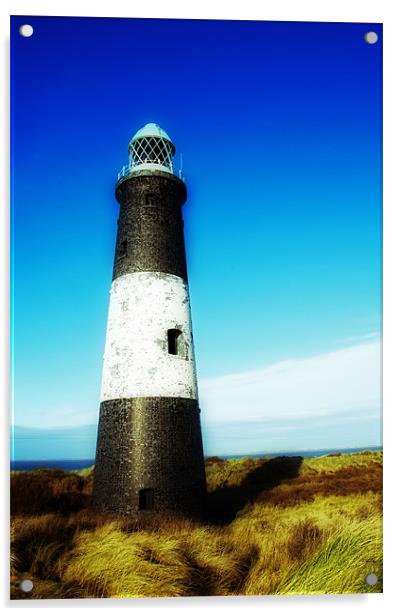 Spurn lighthouse Acrylic by Jonathan Parkes