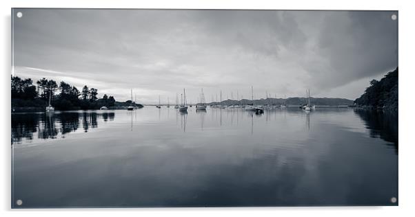 Crinan Harbour, Scotland, UK Acrylic by Mark Llewellyn