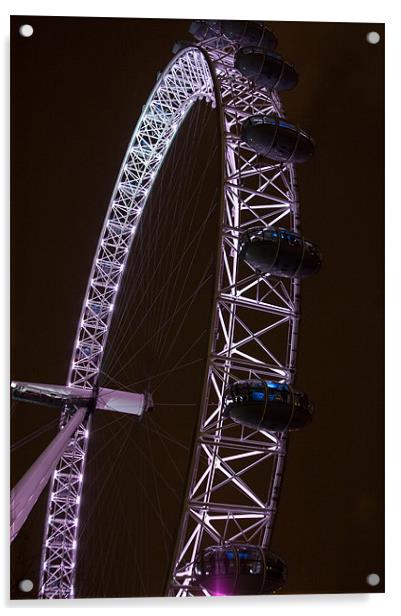 London Eye Acrylic by Mark Llewellyn