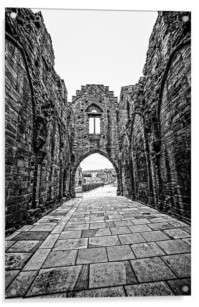 Arbroath Abbey, Scotland, UK Acrylic by Mark Llewellyn