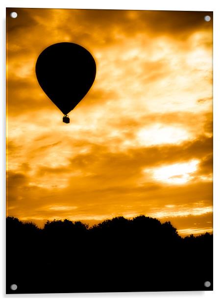 Balloon Rise Acrylic by Mark Llewellyn
