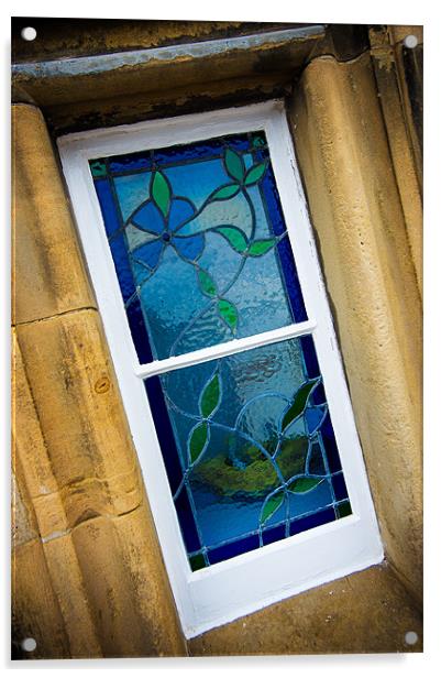 Stained Glass Window Acrylic by Mark Llewellyn