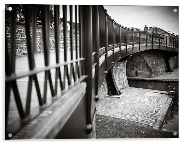 New Foot Bridge, Hungerford, Berkshire, England, U Acrylic by Mark Llewellyn