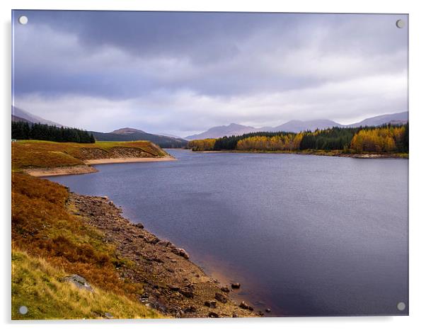Loch Laggan, Scotland, UK Acrylic by Mark Llewellyn