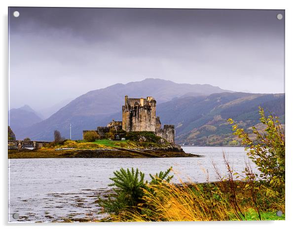 Eilean Donan Castle, Scotland, UK Acrylic by Mark Llewellyn