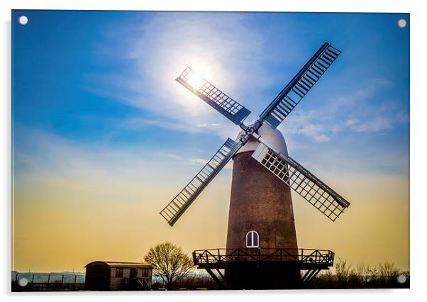 Wilton Windmill, Wiltshire, England, UK Acrylic by Mark Llewellyn