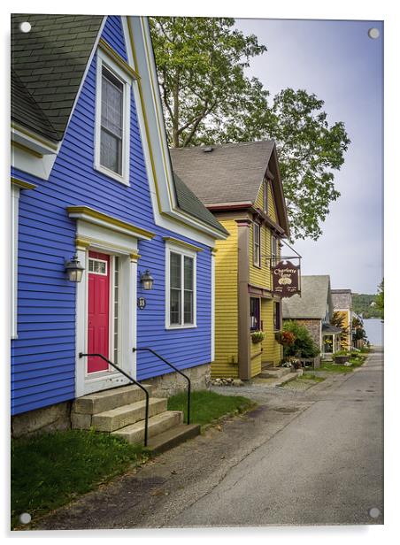 Charlotte Lane, Shelburne, Nova Scotia, Canada Acrylic by Mark Llewellyn