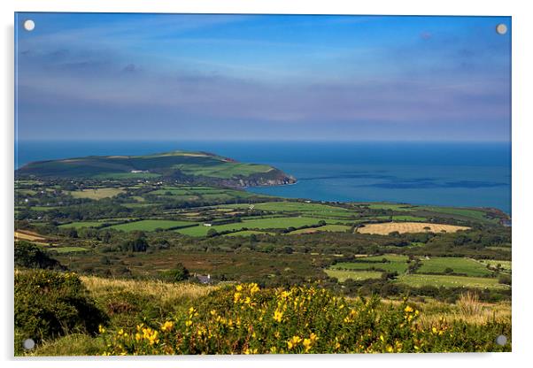 Dinas Head, Pembrokeshire, Wales, UK Acrylic by Mark Llewellyn