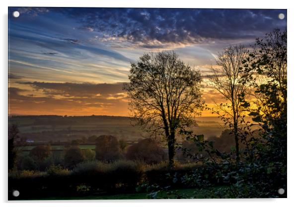 Pembrokeshire Dawn, Pembrokeshire, Wales, UK Acrylic by Mark Llewellyn