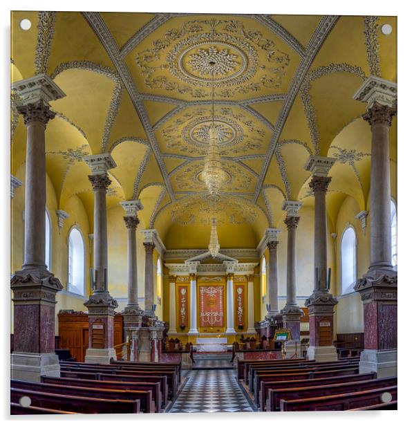 Christchurch Cathedral, Waterford, Ireland Acrylic by Mark Llewellyn