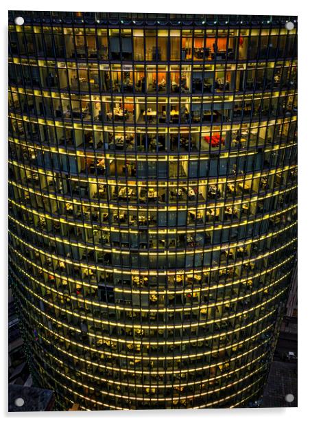 Offices, Berlin, Germany Acrylic by Mark Llewellyn