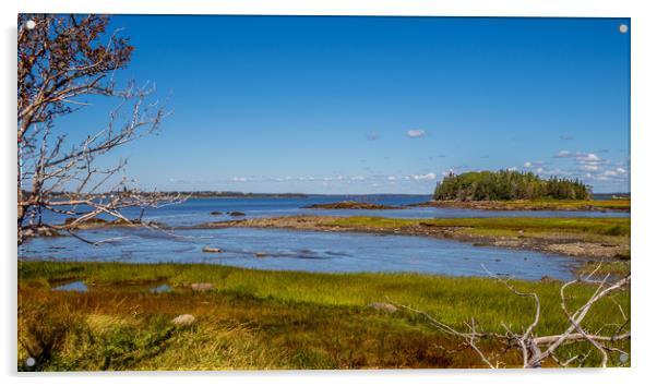 Pubnico Coast, Nova Scotia, Canada Acrylic by Mark Llewellyn