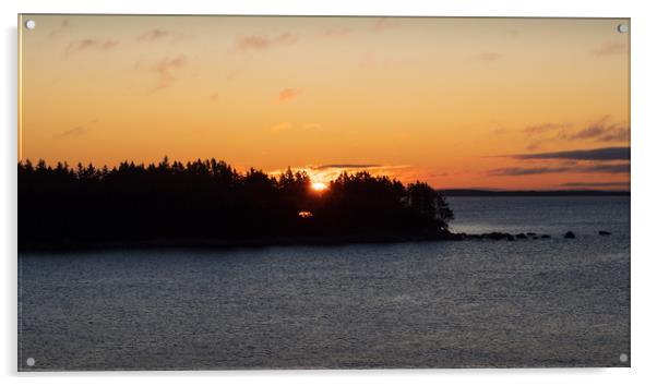 Charlos Cove Dawn, Nova Scotia, Canada Acrylic by Mark Llewellyn