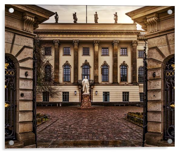 Humboldt University, Berlin, Germany Acrylic by Mark Llewellyn