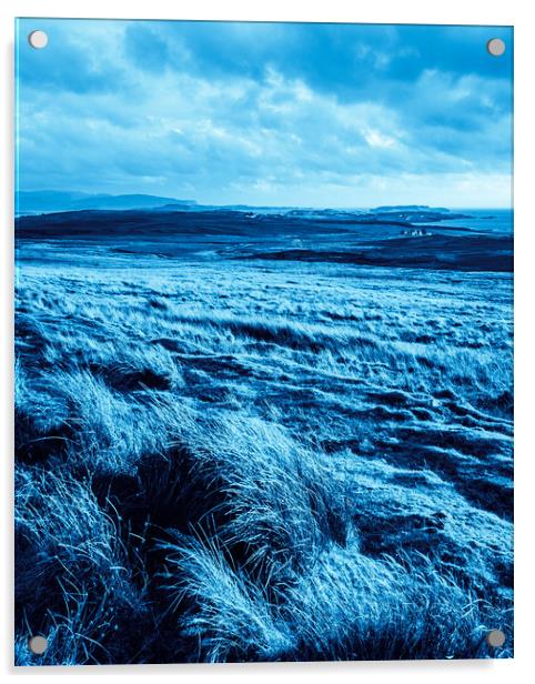 Skye Blue, Scotland, UK Acrylic by Mark Llewellyn