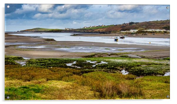 Teifi Estuary, Poppit, Pembrokeshire, Wales, UK Acrylic by Mark Llewellyn