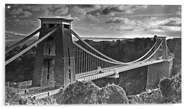 Clifton Suspension Bridge Acrylic by Simon West