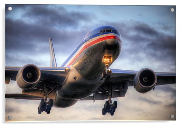 American Airlines Acrylic by Simon West