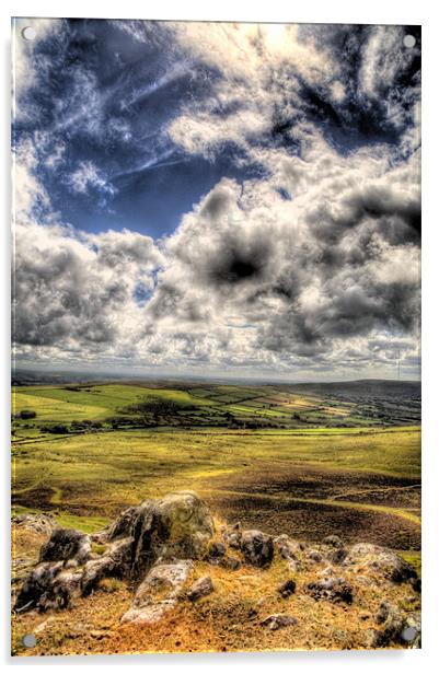 Preseli Hills, Pembrokeshire Acrylic by Simon West