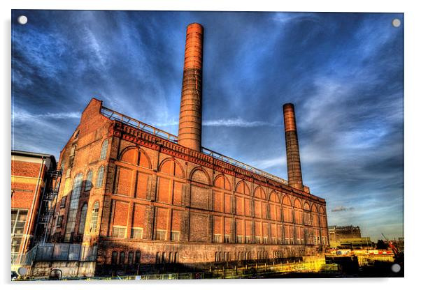 Lots Road Power Station Acrylic by Simon West