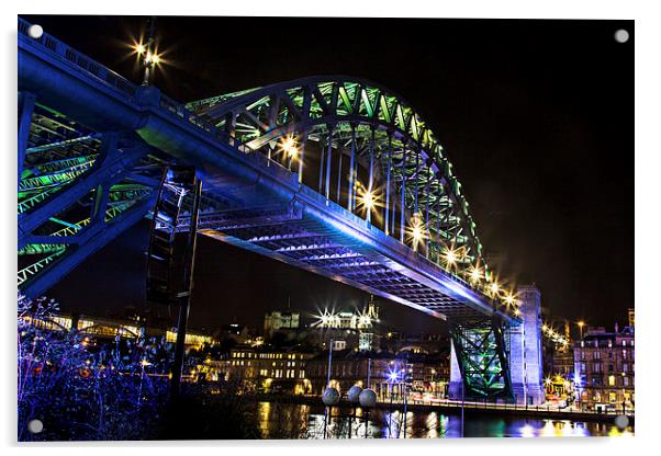 The Tyne Bridge, Newcastle Acrylic by Simon West