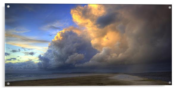 Storm Passing Acrylic by nick woodrow