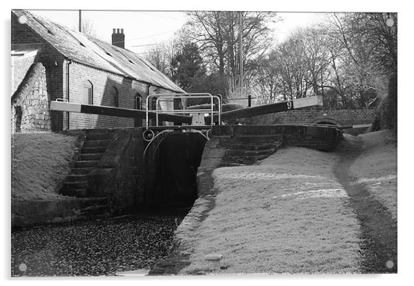 stockton brook locks Acrylic by darren  carter