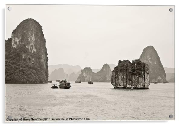 Halong Bay Acrylic by Barry Newman