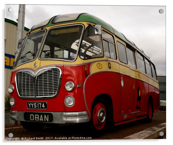  Bedford bus                                    Acrylic by Richard Smith