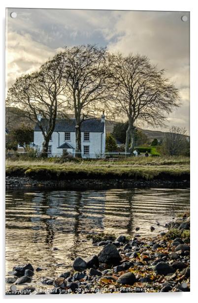 Seafield House, Portree. Acrylic by Richard Smith