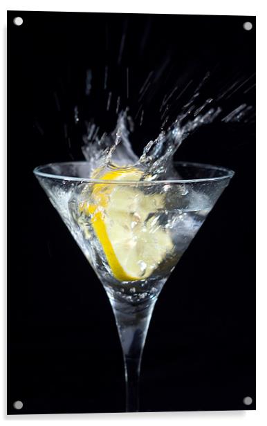 Martini drink Acrylic by Justyna studio