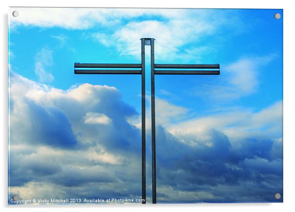 Aberdeen Cross Acrylic by Vicky Mitchell