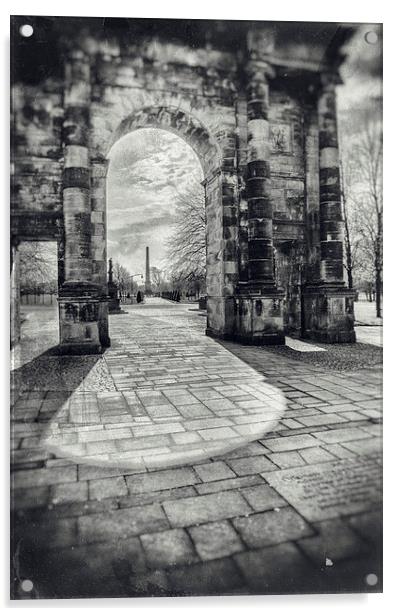 Glasgow Green Acrylic by Vicky Mitchell