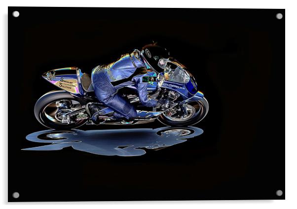 Night Rider Acrylic by Nigel Jones