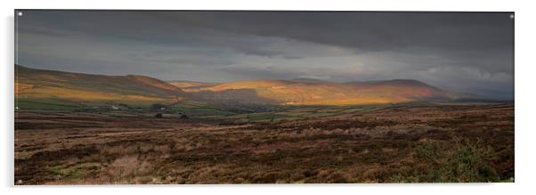  Isle of Man Sunset Acrylic by Nigel Jones
