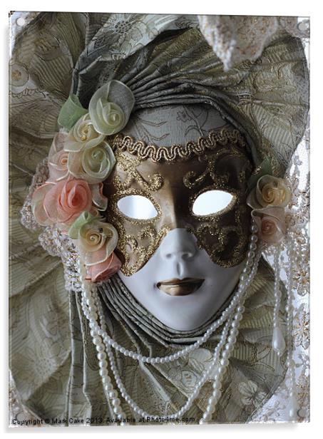 Masquerade 1 Acrylic by Mark Cake