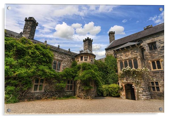 Tudor Castle Acrylic by Ian Mitchell