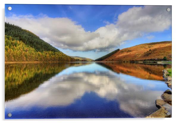Lake Geirionydd Acrylic by Ian Mitchell