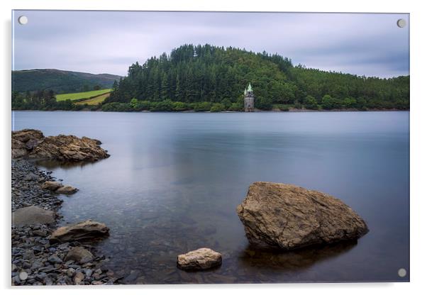Lake Vyrnwy  Acrylic by Ian Mitchell