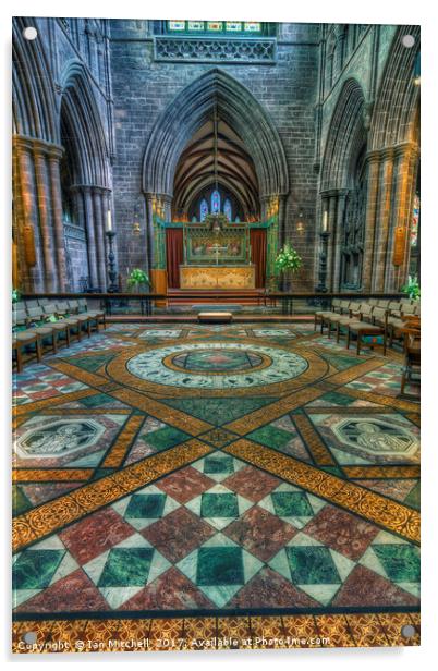 Chester Cathedral  Acrylic by Ian Mitchell