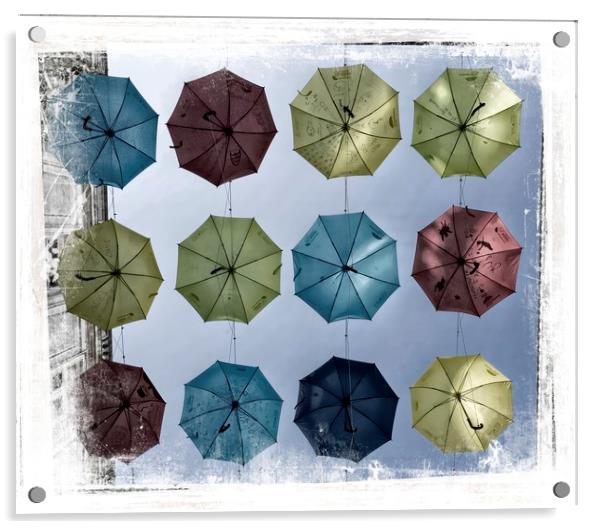 Umbrella's Acrylic by dave mcnaught