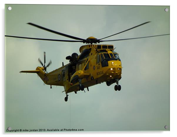 RAF Sea King HAR3 Acrylic by mike jordan